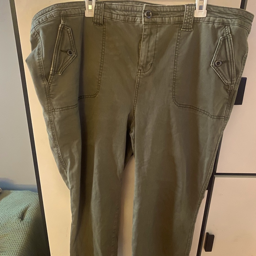 Green pants